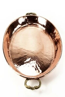 "CopperGarden®" Serviertablett 32 x 42 cm | Kupfer | Tablett mit Messinggriffen - Bild 1 von 4