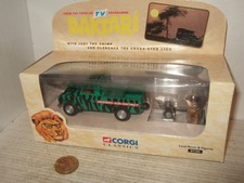 Corgi 07104 Daktari Land Rover with Clarence Lion & Judy Figures in 1:43 Scale.