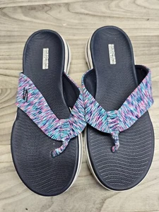 Sandali Skechers donna in movimento GoWalk 5 Sunrise Space taglia 8 infradito Goga - Foto 1 di 8