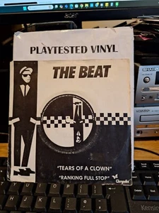 THE BEAT TEARS OF A CLOWN VG+ CHRYSALIS FRENCH VINYL 2 TONE PICTURE SLEEVE 45 - Picture 1 of 3