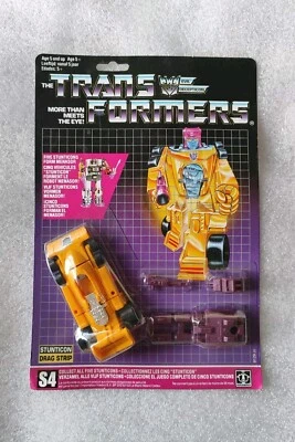 Transformers G1 / Stunticon / Drag Strip / Hasbro Bradley / 1985 / Europe Euro - Photo 1/4