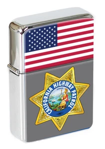 California Highway Patrol Flip Top Lighter - Picture 1 of 5