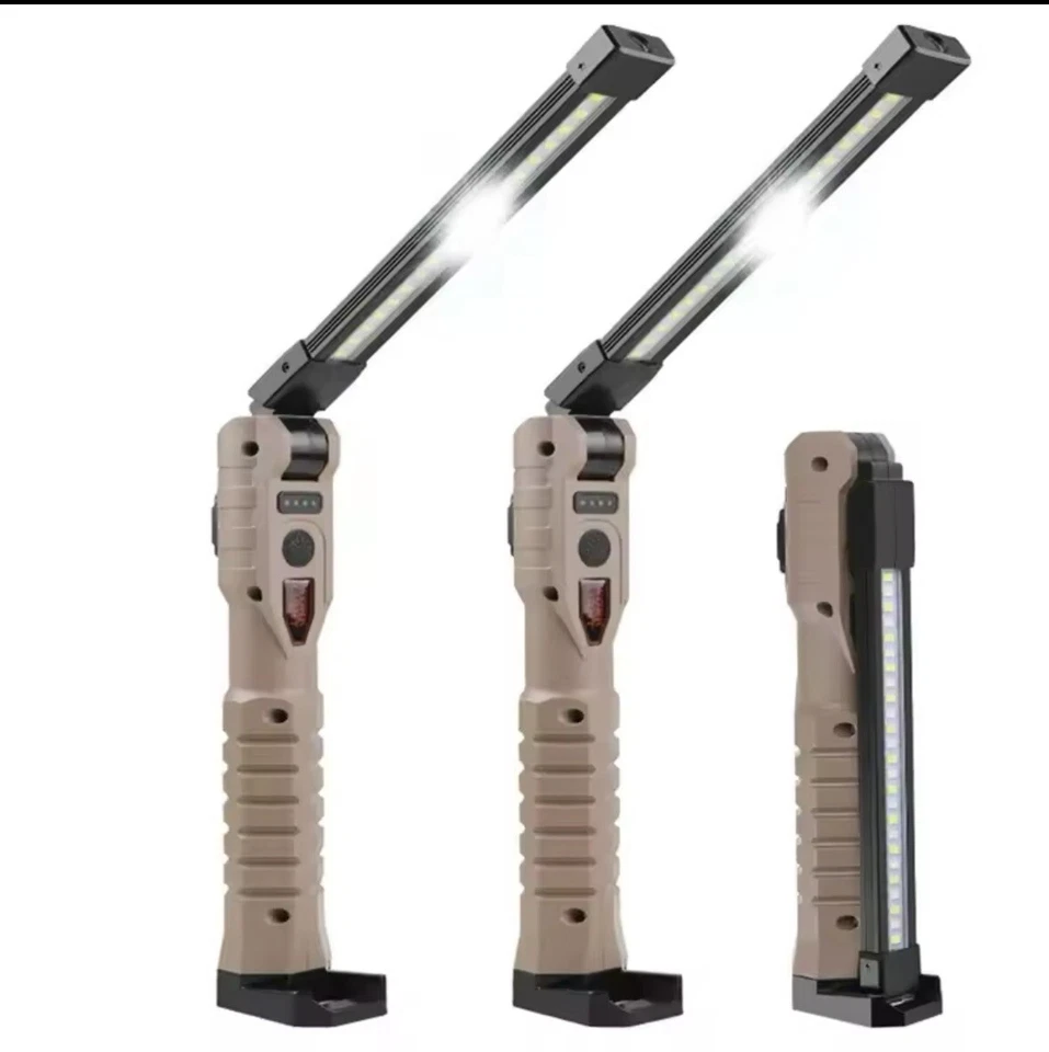 Linterna LED recargable con imán 7 modos plegable 180° USB-C | Para Trabajo - Imagen 1 de 3