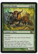 MTG magic 4x Garruk's Horde (M/NM) Magic 2014