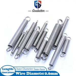 Double Coil L-Shaped Tension Spring/Double Closed-Loop Spring Stainless Steel - Picture 1 of 7