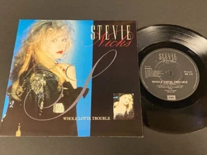 Stevie Nicks: Whole Lotta Trouble / Edge Of Seventeen 45 w/ Pic Sleeve - EMI -UK - Picture 1 of 2