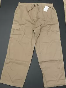 NWT Venezia Lane Bryant Size 22 Khaki Cargo Pants - Picture 1 of 11