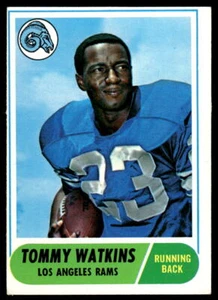 1968 Topps #182 Tommy Watkins Los Angeles Rams - Imagen 1 de 2