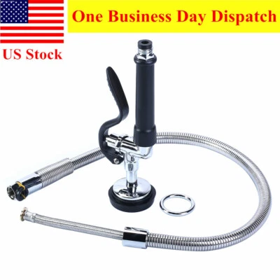 Pull Down Sprayer Commercial Kitchen Pre Rinse Faucet Head Sprayer Flexible Hose - Imagem 1 de 4