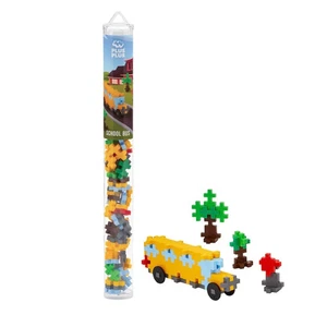 School Bus Plus Plus Puzzle - Picture 1 of 1