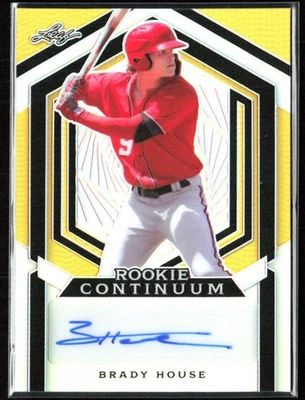 Brady House 2023 Leaf Rookie Continuum Gold Auto /62 #MC-9 - Image 1 of 2
