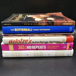 Lot of 7 Cookbooks Andrew Weil Rachael Ray + Misc HC & PB Variety Kitchen - Picture 1 of 17