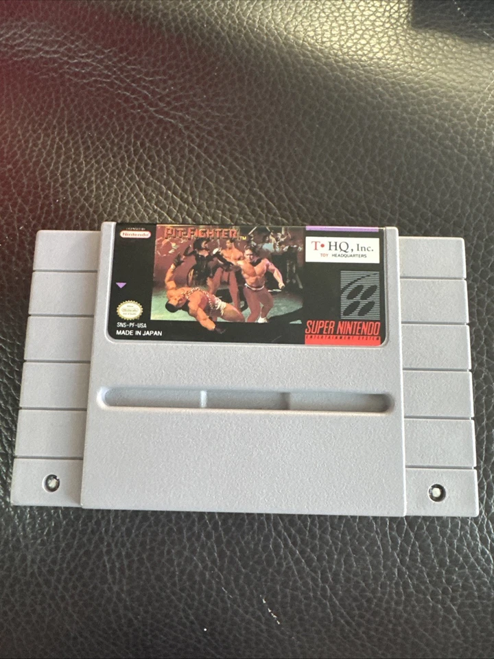 Pit-Fighter (Super Nintendo Entertainment System, 1992) SNES Game Cart - Tested - Image 1 of 1