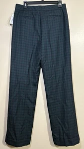 Pendleton Signature karierte Hose grün marineblau Tartan 100 % Schurwolle Größe 10 - Bild 1 von 5
