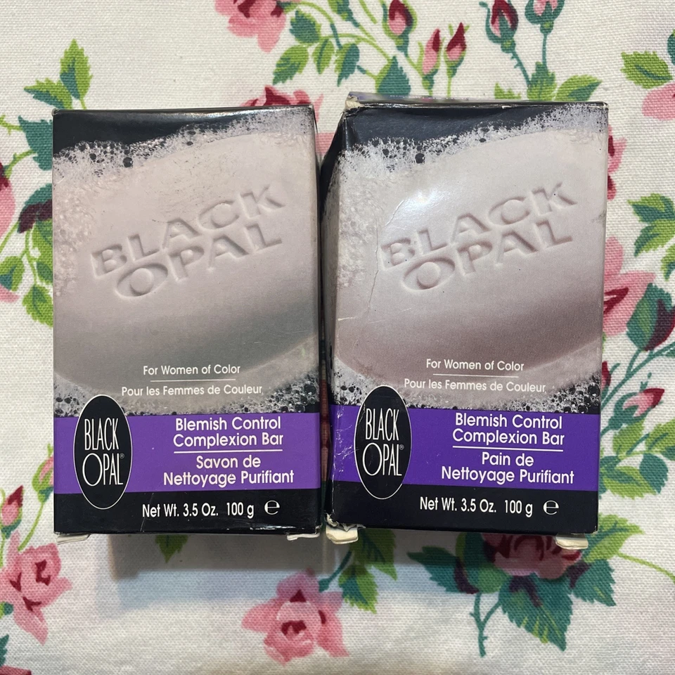 Black Opal - Barra de jabón para tez de control de manchas - 3,5 OZ raro encontrar retirado Nuevo de Lote Antiguo Foto 1 de 4
