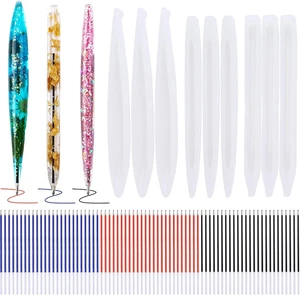 Resin Molds with 75 Pieces Ink Pen Refills,Ballpo - Picture 1 of 4