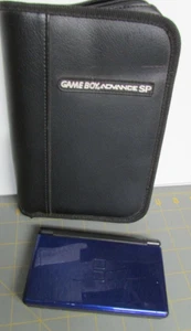 NIINTENDO DS LITE METALLIC BLUE CONSOLE SYSTEM And CASE WORKS GREAT - Picture 1 of 12