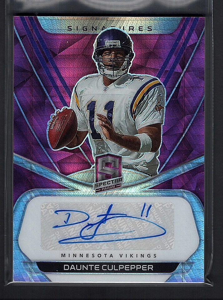 2020 Spectra Daunte Culpepper Auto Pink Prizm 10/25 #S-DC - Image 1 of 2