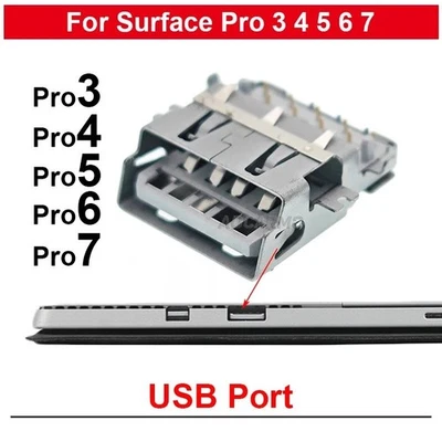 USB Charging Dock Port for Microsoft Surface Pro 3 4 5 6 7 Repair Part - Image 1 of 4