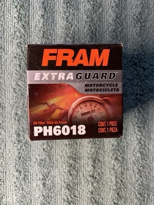 FRAM PH6018 Motorcycle Oil Filter NEW - Image 1 of 4