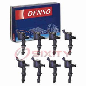 8 pc Denso Direct Ignition Coils for 2006-2008 Lincoln Mark LT 5.4L V8 Spark js - Picture 1 of 5