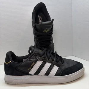 Adidas Zapatos Para Hombre Talla 10.5 Tyshawn Bajo Negro Blanco Deportivo Skateboard Tenis - Imagen 1 de 9