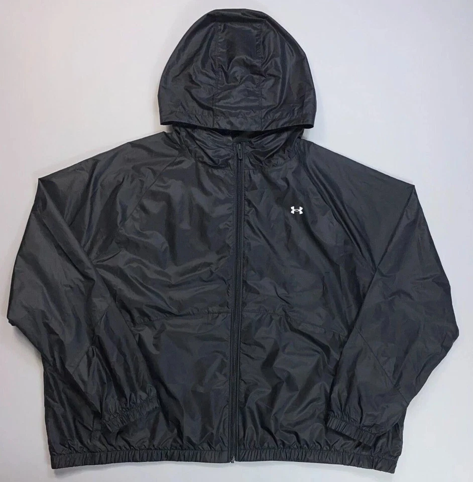 Women's Under Armour Plus Size UA LOOSE Fit Windbreaker Zip Jacket NEW 1X - Image 1 of 1