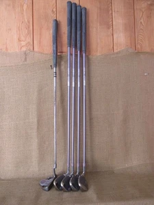 TIGER SHARK Girls Irons & Putter Set of Golf Clubs ~ 7,8,9, P/S ~ Purple Shaft - Picture 1 of 12