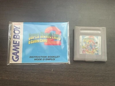 Super Mario Land 2: 6 Golden Coins Nintendo Gameboy Tested/Works Game & Manual - Image 1 of 4