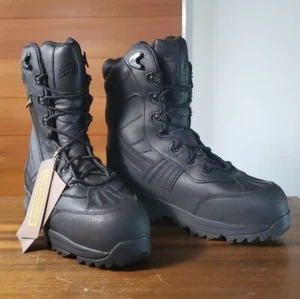 Botas Lacrosse M9-W10.5 Seguras Puntera de Acero Impermeables Cuero Negro Aislante Trabajo - Imagen 1 de 8