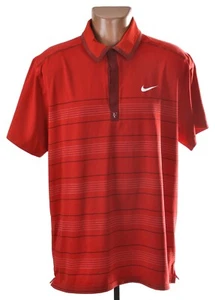 ROGER FEDERER 2010'S RED TENNIS POLO SHIRT JERSEY NIKE SIZE XL ADULT - Picture 1 of 10