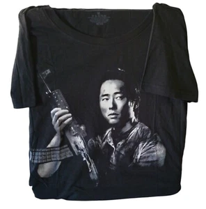 NEW Without Tag: The Walking Dead Glenn Black T-shirt - Size L - Picture 1 of 1