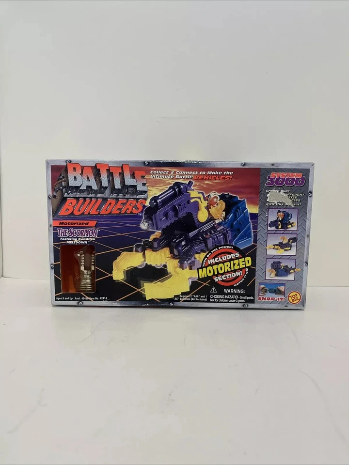 Toy Biz Battle Builders Sistema de Construcción Motorizado 3000 “El Escorpión” Totalmente Nuevo Foto 1 de 3