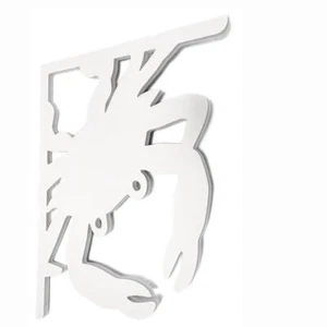 Nature Brackets Mailbox Hardware 21"X0.5"X16" Corrosion Resistant Pvc White - Picture 1 of 4