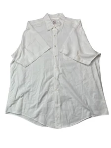 Brooks Brothers Makers Shirt Mens 16.5 White Oxford Cotton Button USA - Picture 1 of 19