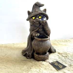 Vintage Pena Windstone Editions 1999 CAT WIZARD RARE! Great Condition - Picture 1 of 23