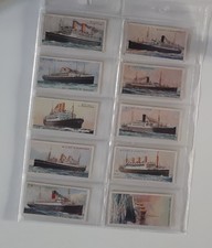 Merchant ships of the world by Wills in 1924 set of 50