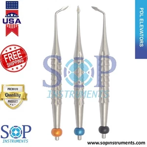 Dental SPADE Luxating Elevators PDL Root Proximators Set of 3 by SOP Instruments - Picture 1 of 4
