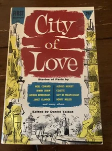 Stadt der Liebe, Daniel Talbot Geschichten von Paris 1955 Dell 1. Auflage - Bild 1 von 4