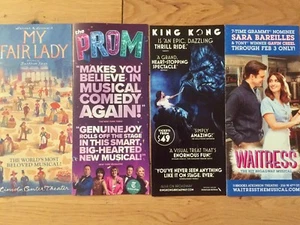 MY FAIR LADY-PROM-WAITRESS-KING KONG BROADWAY MUSICAL THEATRE HANDBILLS/FLYERS - Picture 1 of 1