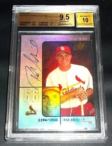 #/1,500 BGS 9.5 10 Rick Ankiel Auto 2000 SPX Rookie Young Star Signed Autograph - Picture 1 of 8