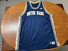 MENS AUTHENTIC TEAM ISSUED PRO CUT NOTRE DAME IRISH BASKETBALL JERSEY SIZE 52