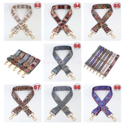 Moda 1.5" Ancho Correa de Hombro Ajustable Repuesto Cinturón Bandolera Bolso de Mano Foto 1 de 4