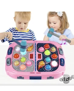 POUNDING TOY with Sound Light Interactive Educational for 2 Kids Pink ANNKIE - Picture 1 of 6
