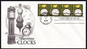 US 2006. American Clocks (3762) PNC Coil Strip P11111 . Artcraft FDC - Picture 1 of 1