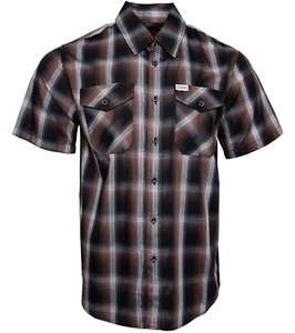 Camisa a Cuadros DIXXON Franela "Louisville" Para Hombres GRANDE Bambú Manga Corta - Imagen 1 de 10