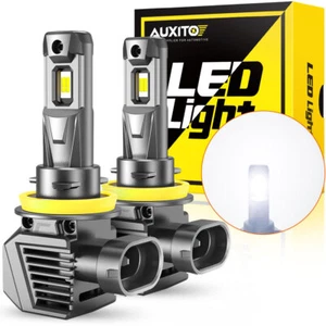 2X H11 LED Headlight Kit High/Low Bulb Beam Super 6500K Bright CSP White 20000LM - Picture 1 of 11