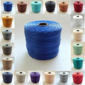 Choose Color - S-Lon Tex 210 Nylon bead Cord, 77 Yards, 1 Spool - Picture 1 of 21