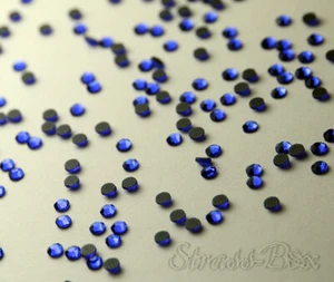 Hotfix SAPPHIRE SS10 Stückzahl wählbar Blau Glitzer Profi AAA Qualität - Picture 1 of 18