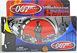 Johnny Lightning 4 ct. Diecast Cars James Bond 1:64 2002 Villainous Vehicles 94F